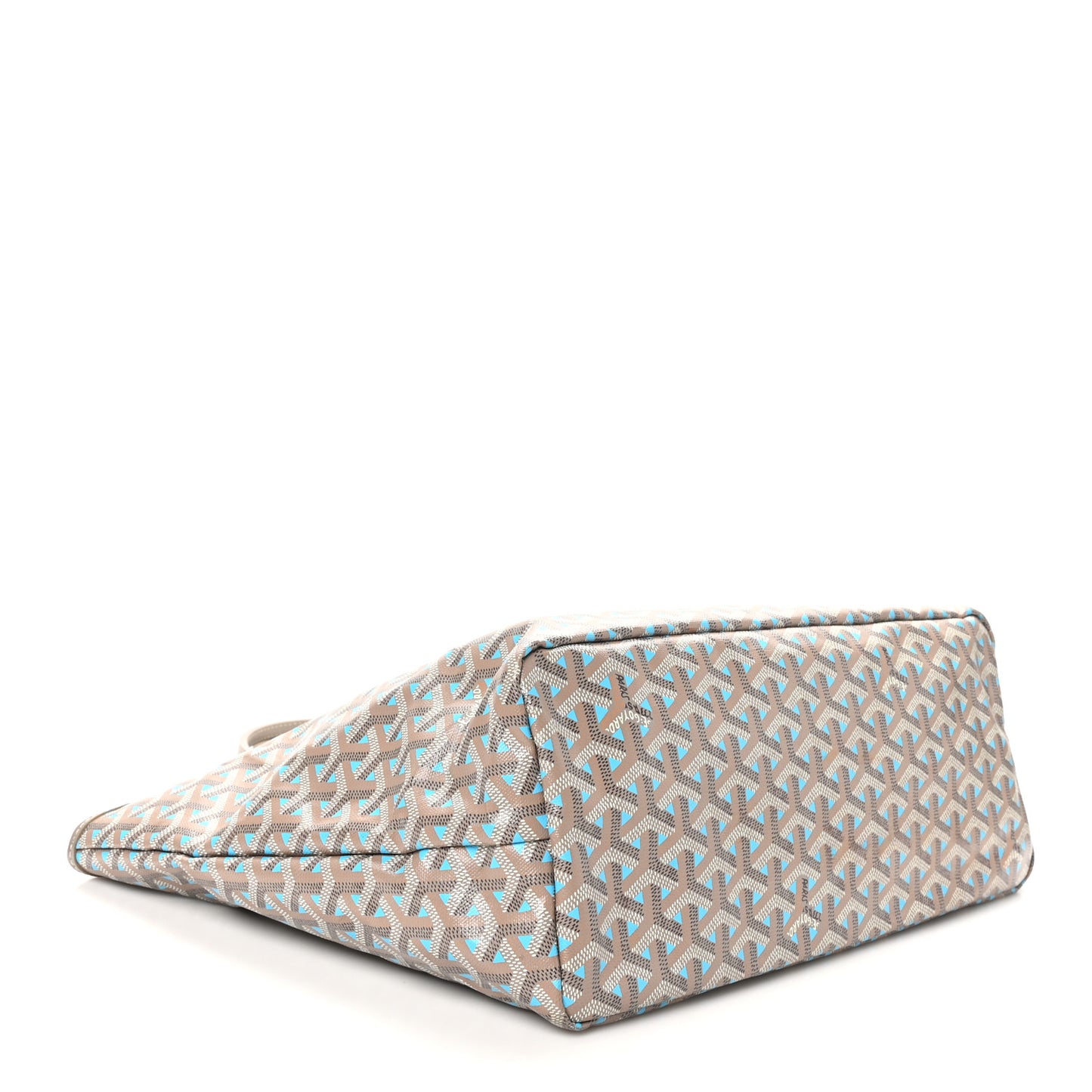 Goyardine Saint Louis Claire Voie PM Grege Turquoise