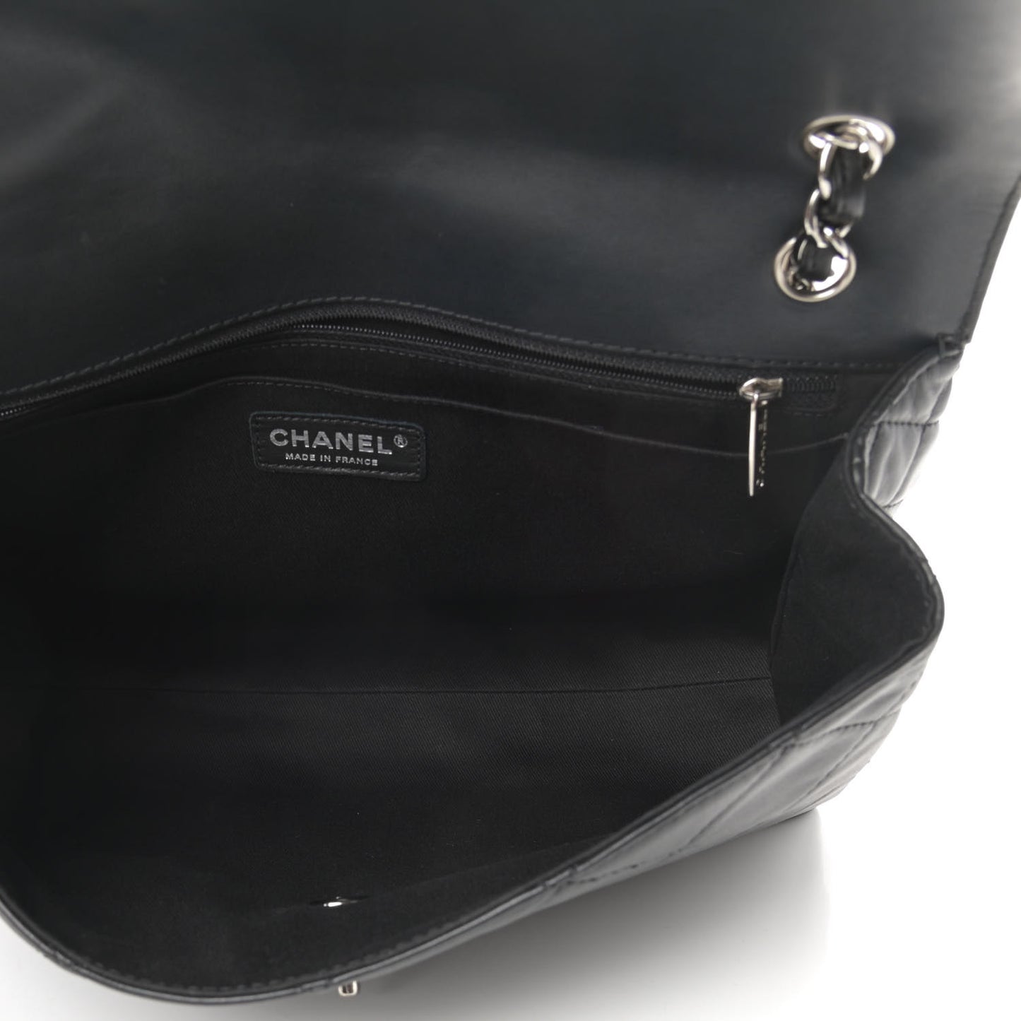 Calfskin Quilted In The Business Flap Bag Black