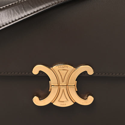 Celine Shiny Calfskin Medium Triomphe Ecorce 9 of 11