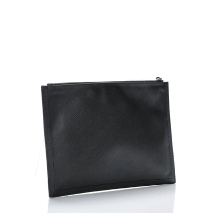 Givenchy Textured Coated Canvas Favelas Medium Antigona Pouch Black 3 of 9