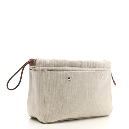 Hermes Canvas Barenia Fourbi 25 MM Pouch Naturel Fauve 3 of 9