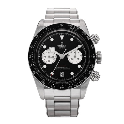 TUDOR Stainless Steel 41mm Black Bay Chronograph Reverse Panda Automatic Watch Black 79360N 1 of 5