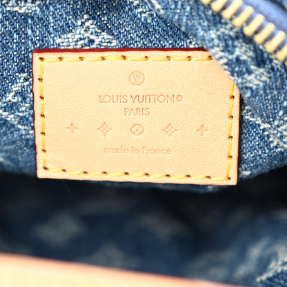 Louis Vuitton Monogram Denim Hills Pochette Blue 6 of 9
