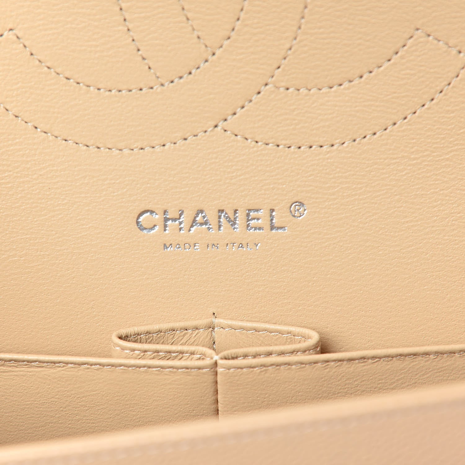 Chanel Caviar Quilted Jumbo Double Flap Beige 9 of 13