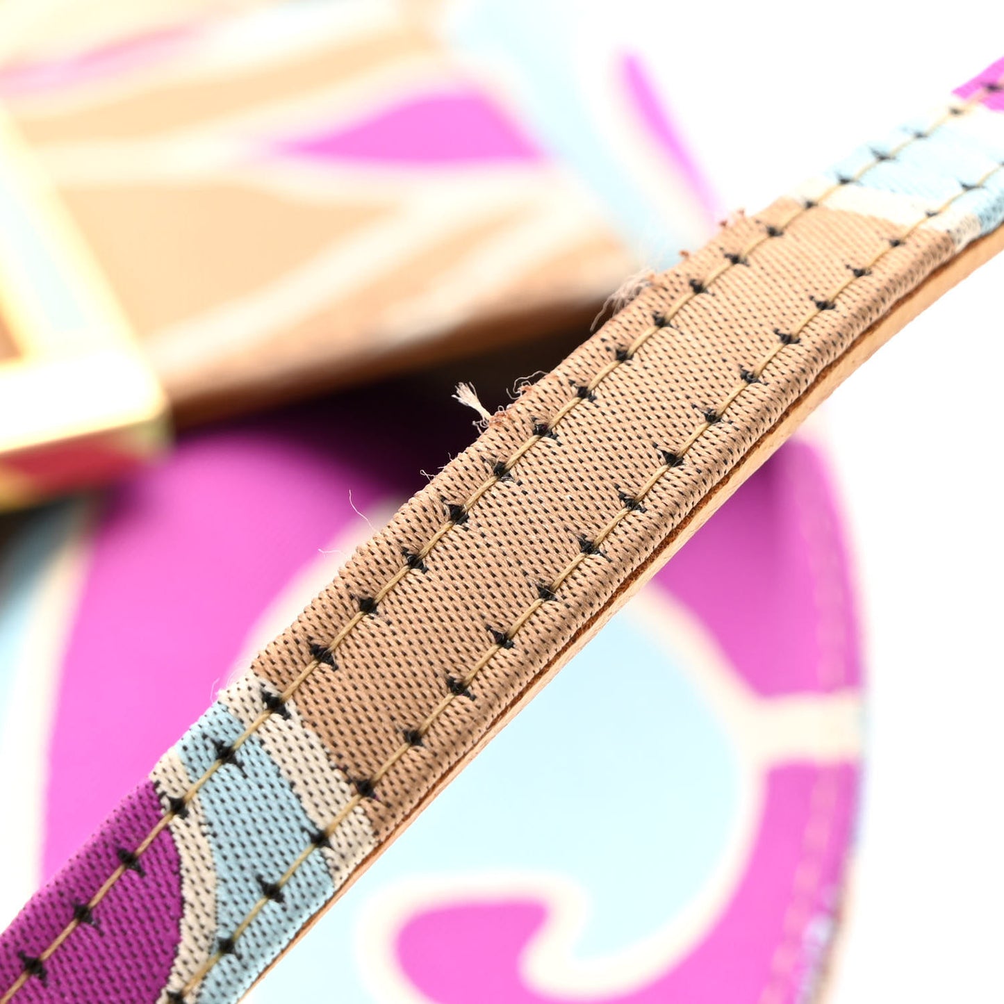 Satin Printed Baguette Multicolor