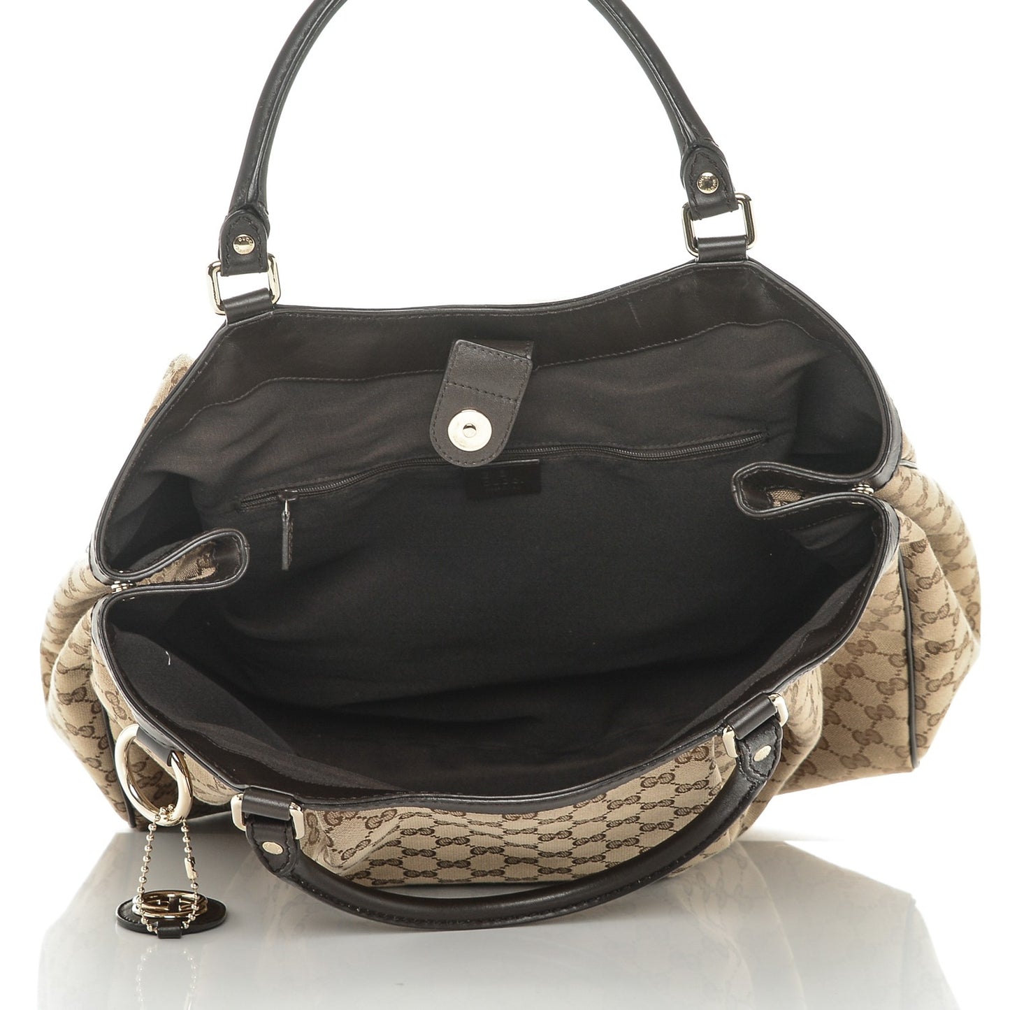 Monogram Large Sukey Tote Dark Brown