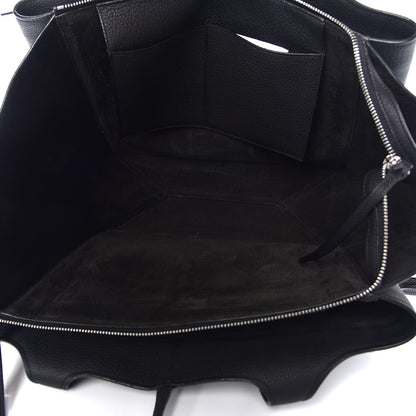 Celine Baby Grained Calfskin Medium Tri-Fold Bag Black 6 of 13