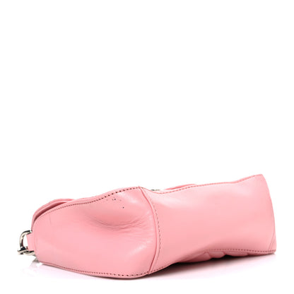 Gucci Calfskin Matelasse Mini GG Marmont Top Handle Shoulder Bag Wild Rose Wild Rose 4 of 11