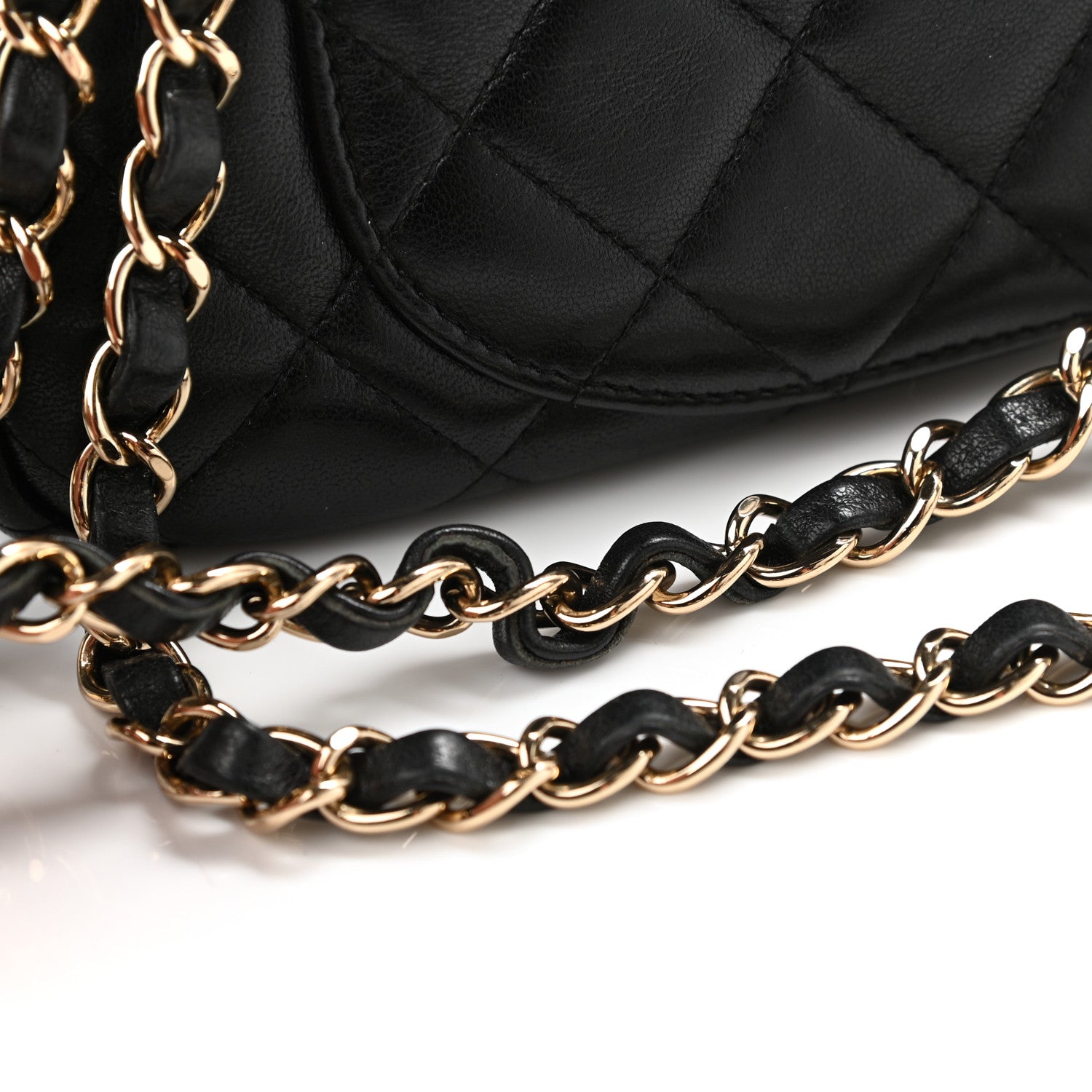 Chanel Lambskin Quilted Camera Bag Black 11 of 12