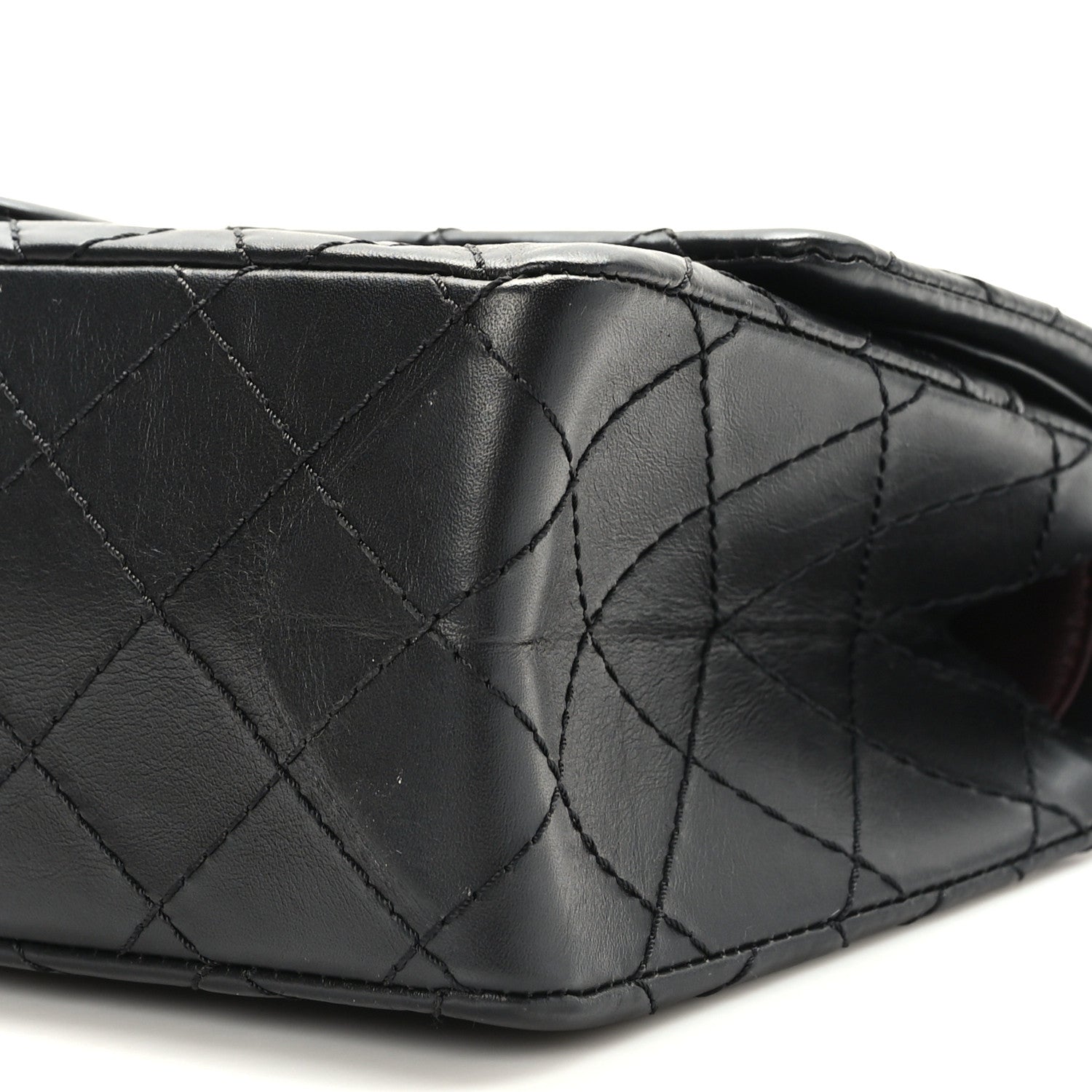 Chanel Aged Calfskin Quilted 2.55 Reissue 225 Flap Black 9 of 9