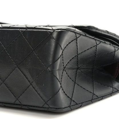 Chanel Aged Calfskin Quilted 2.55 Reissue 225 Flap Black 9 of 9