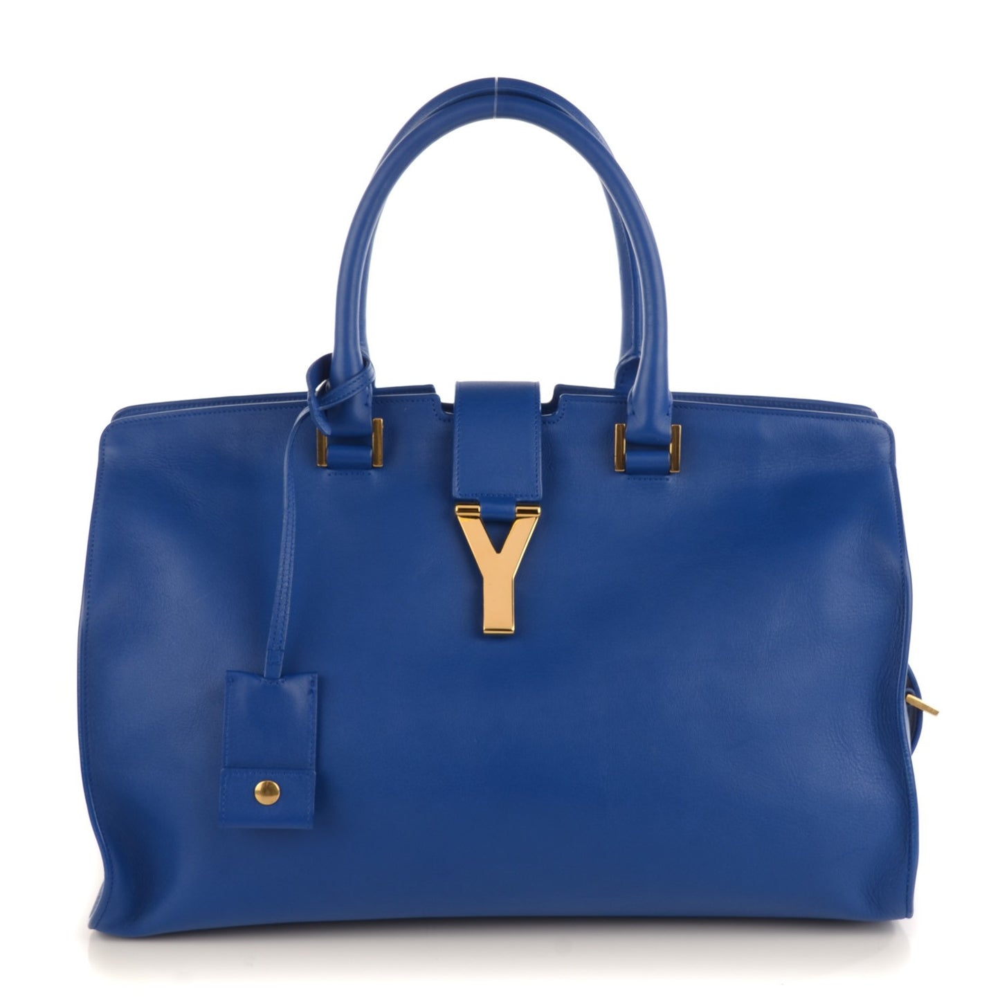 Calfskin Medium Classic Y Cabas Royal Blue