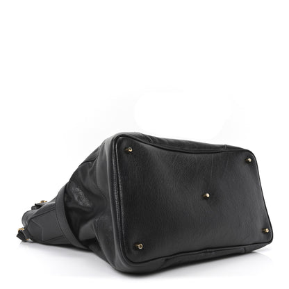 Burberry Grainy Calfskin Larsen Shoulder Bag Black 4 of 11