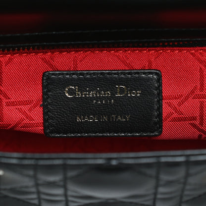 Christian Dior Lambskin Cannage Small Lucky Badges My Lady Dior Black 10 of 11
