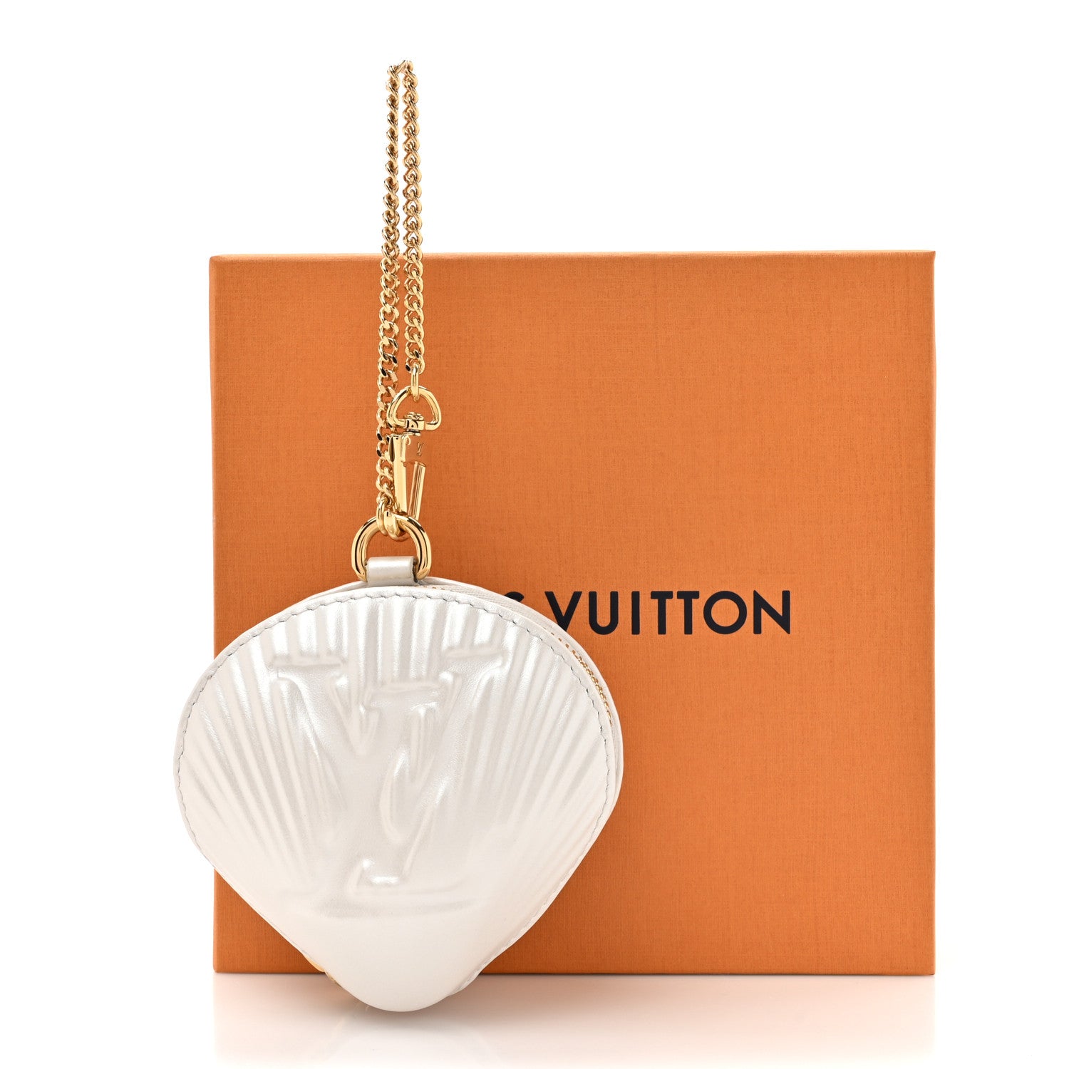 Louis Vuitton Cowhide By The Pool Shell Coin Purse White 7 of 7
