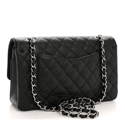 Chanel Caviar Quilted Medium Double Flap Black 3 of 11