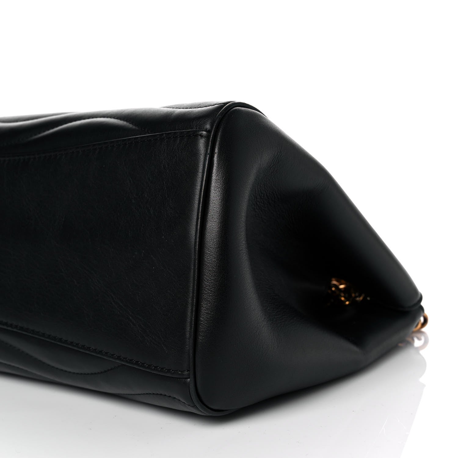 Louis Vuitton Calfskin New Wave Chain Tote Black 9 of 10