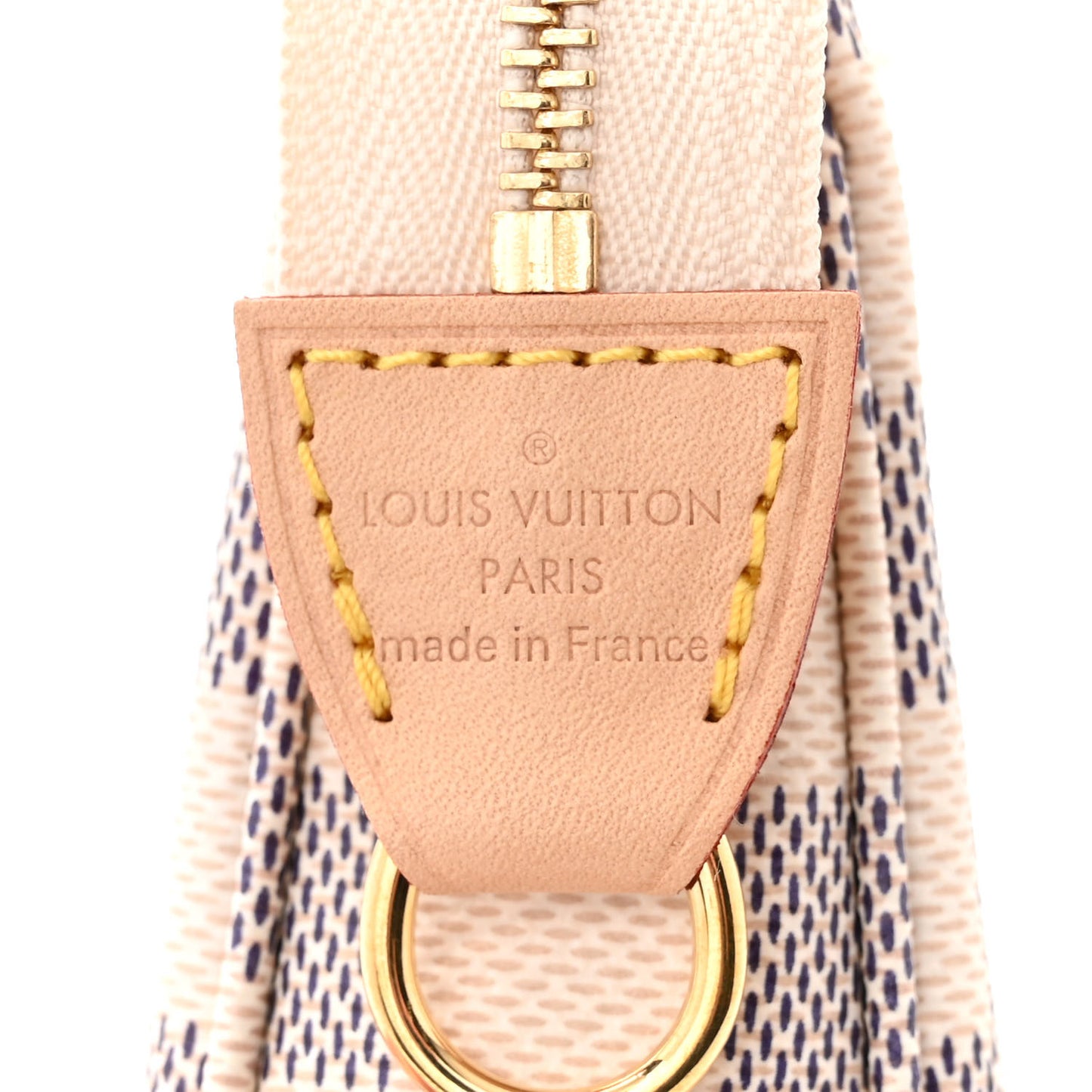 LOUIS VUITTON Damier Azur Pochette Accessories NM