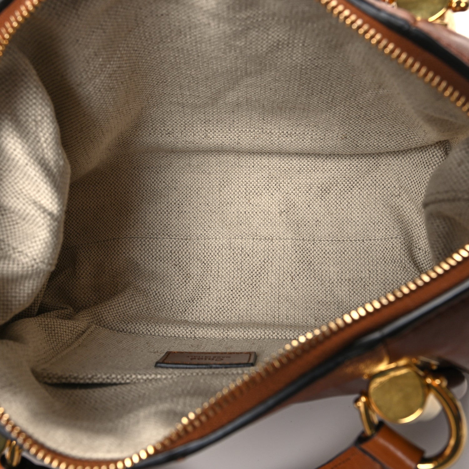 Chloe Shiny Calfskin Small Paraty 24 Clay Brown 5 of 9