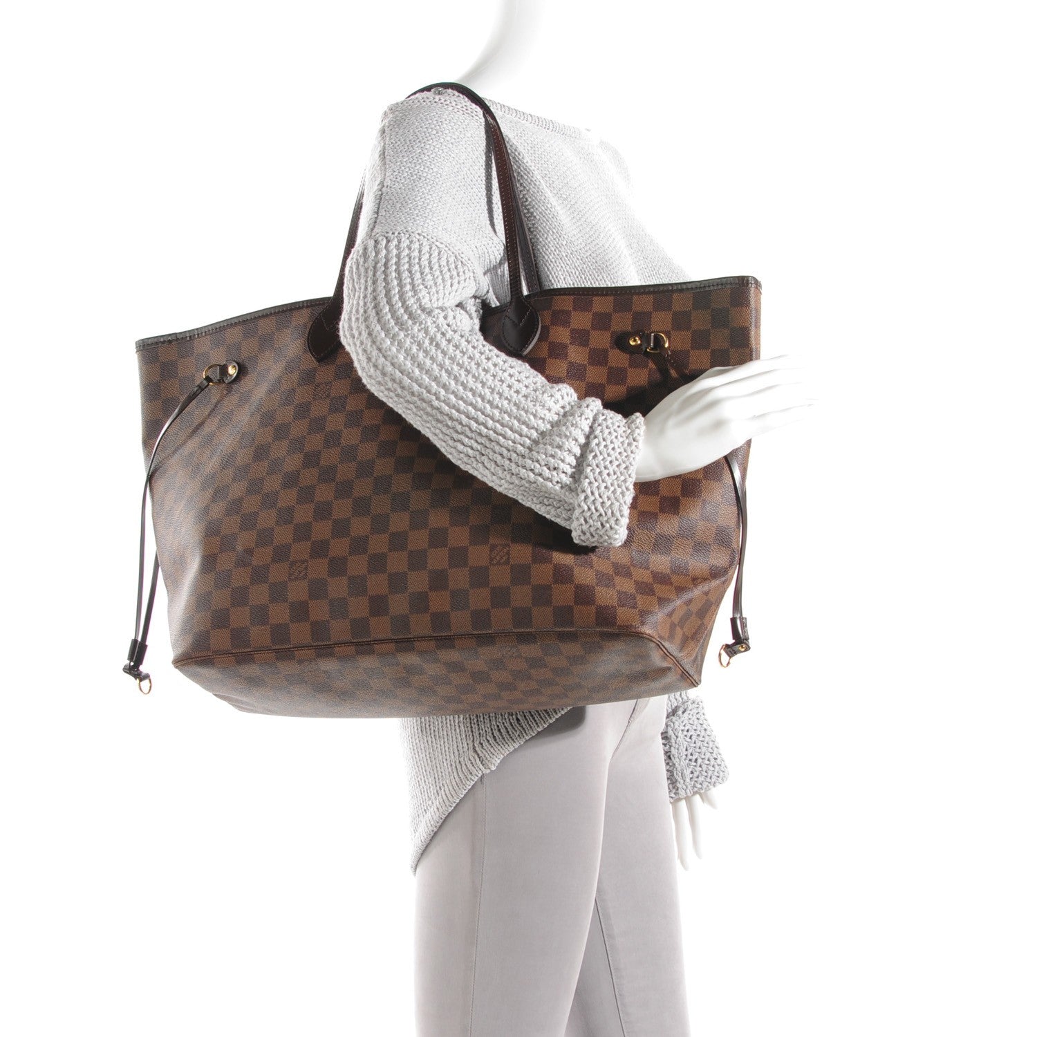Louis Vuitton Damier Ebene Neverfull GM 2 of 7