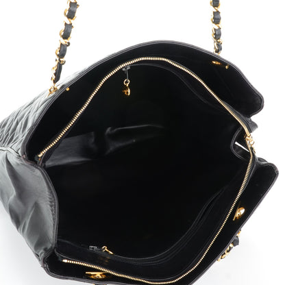 Chanel Lambskin Quilted Tote Black 5 of 8