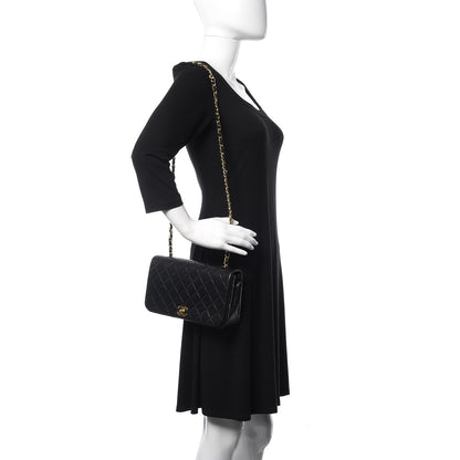 Chanel Lambskin Quilted Small Single Flap Bag Black 2 of 15