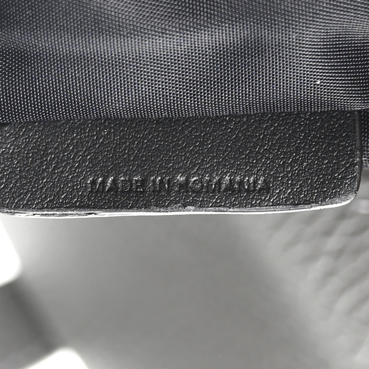 Burberry Calfskin Logo Embossed Backpack Charcoal Grey 6 of 10