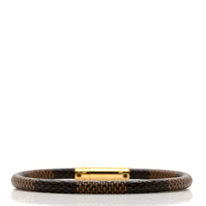 Louis Vuitton Damier Ebene Keep It Bracelet 3 of 4