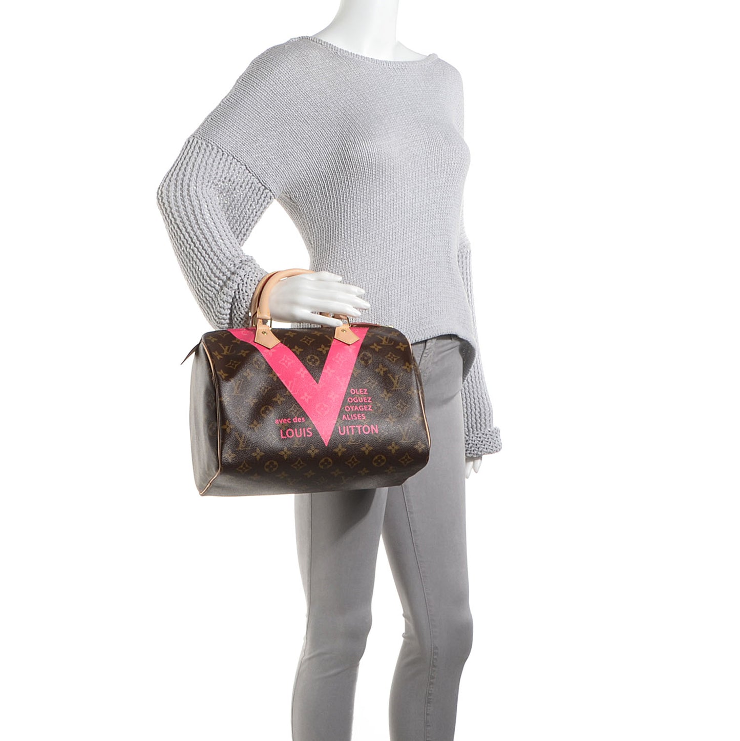 Monogram Speedy 30 V Fuchsia