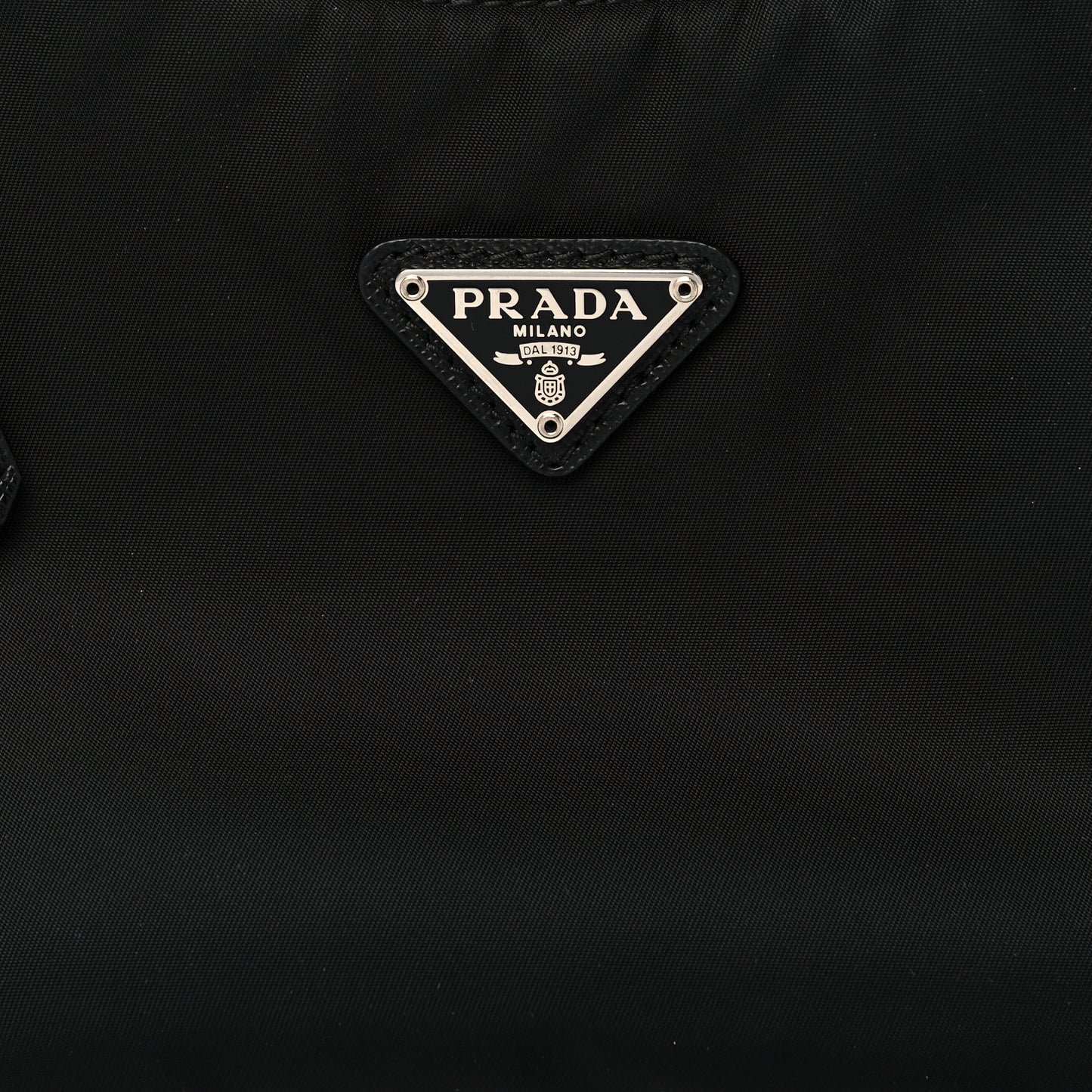 Tessuto Nylon Saffiano Mini Re-Edition 2005 Bag Black