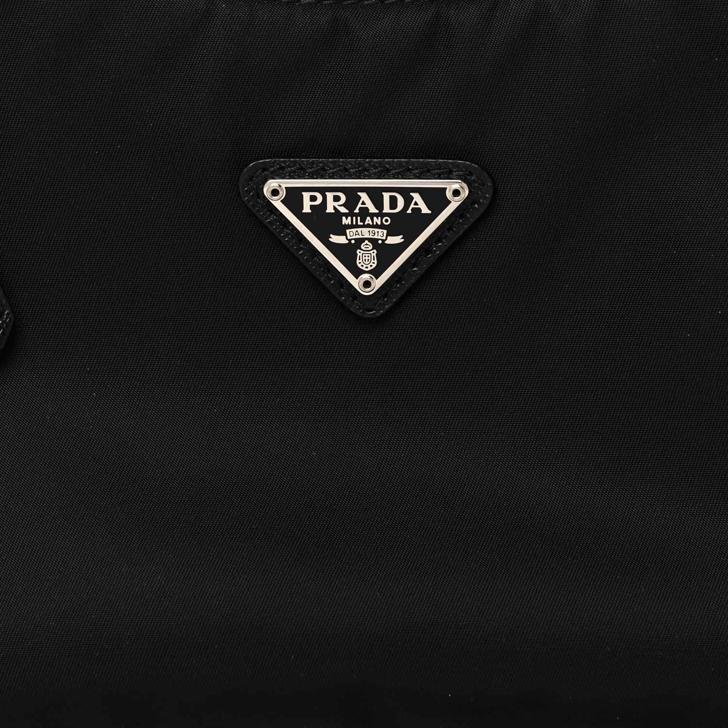 Prada Tessuto Nylon Saffiano Mini Re-Edition 2005 Bag Black 7 of 11