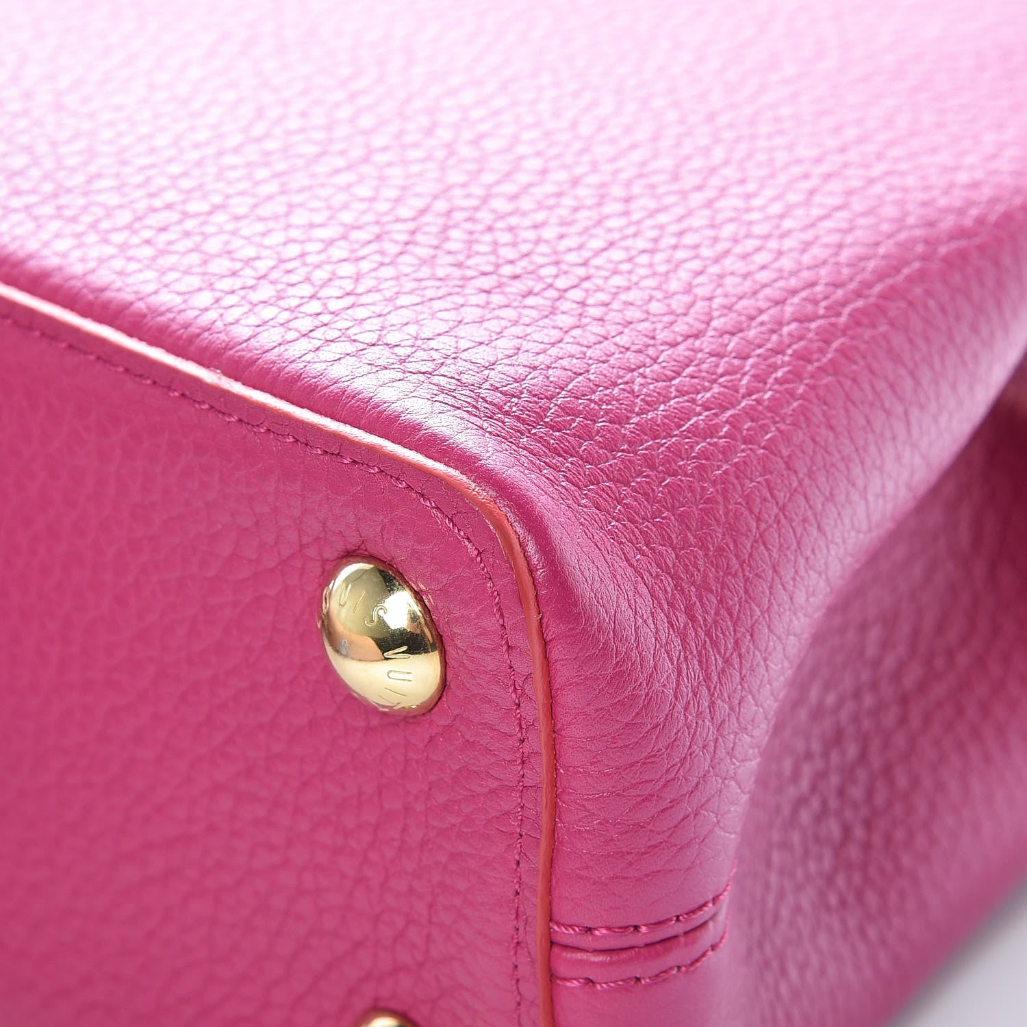 Louis Vuitton Taurillon Capucines BB Hibiscus Flamingo 10 of 11