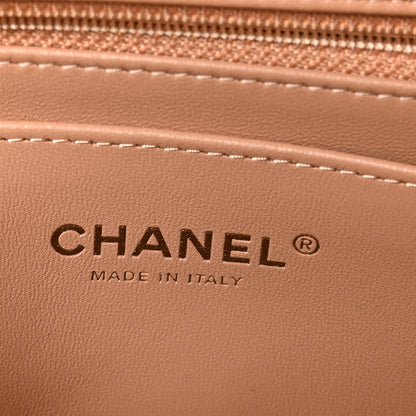 Chanel Lambskin Quilted Mini Rectangular Flap Brown 5 of 11