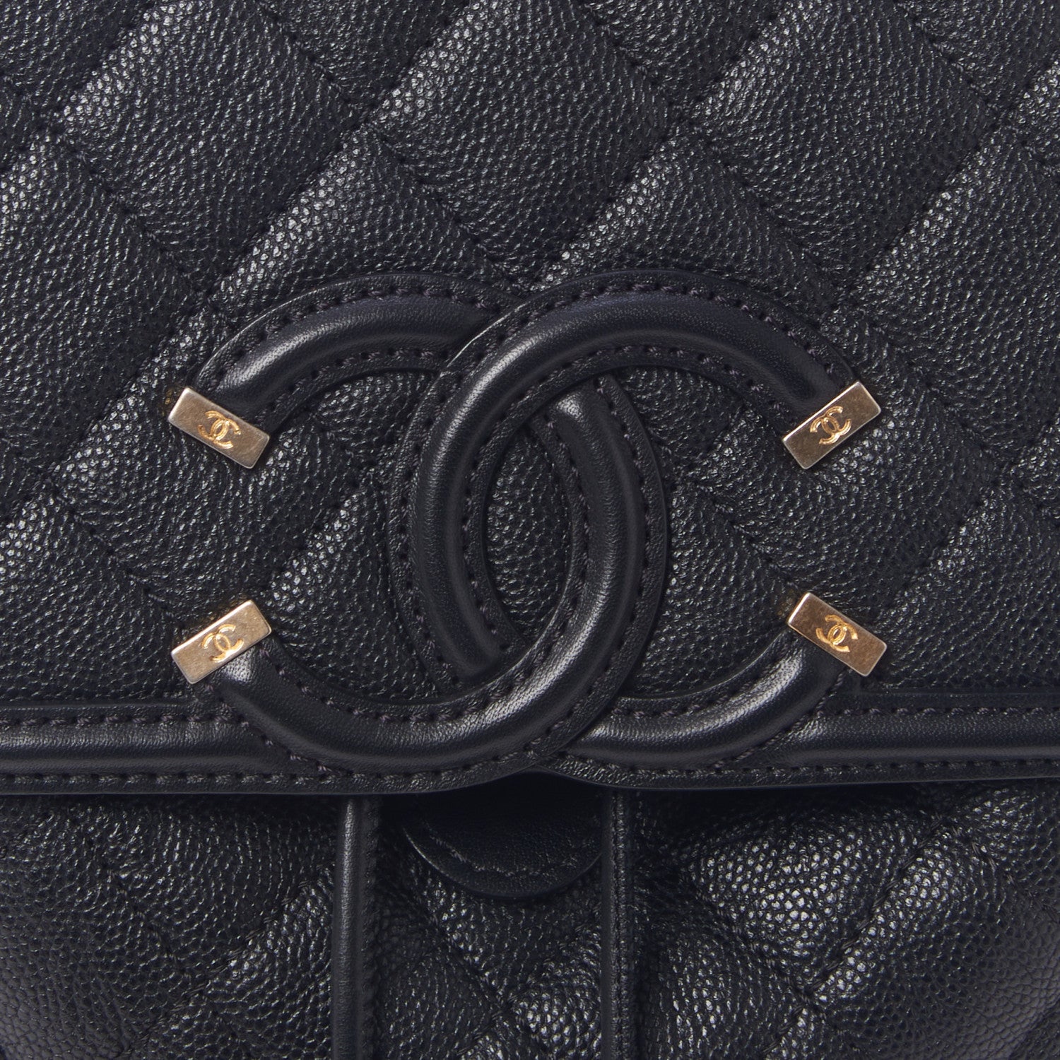 Chanel Caviar Quilted Filigree Backpack Black 8 of 10