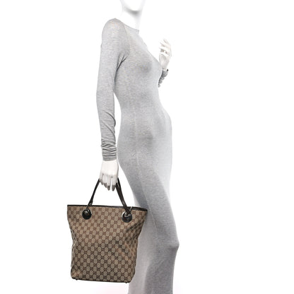 Gucci Monogram Large Eclipse Tote Brown 2 of 10