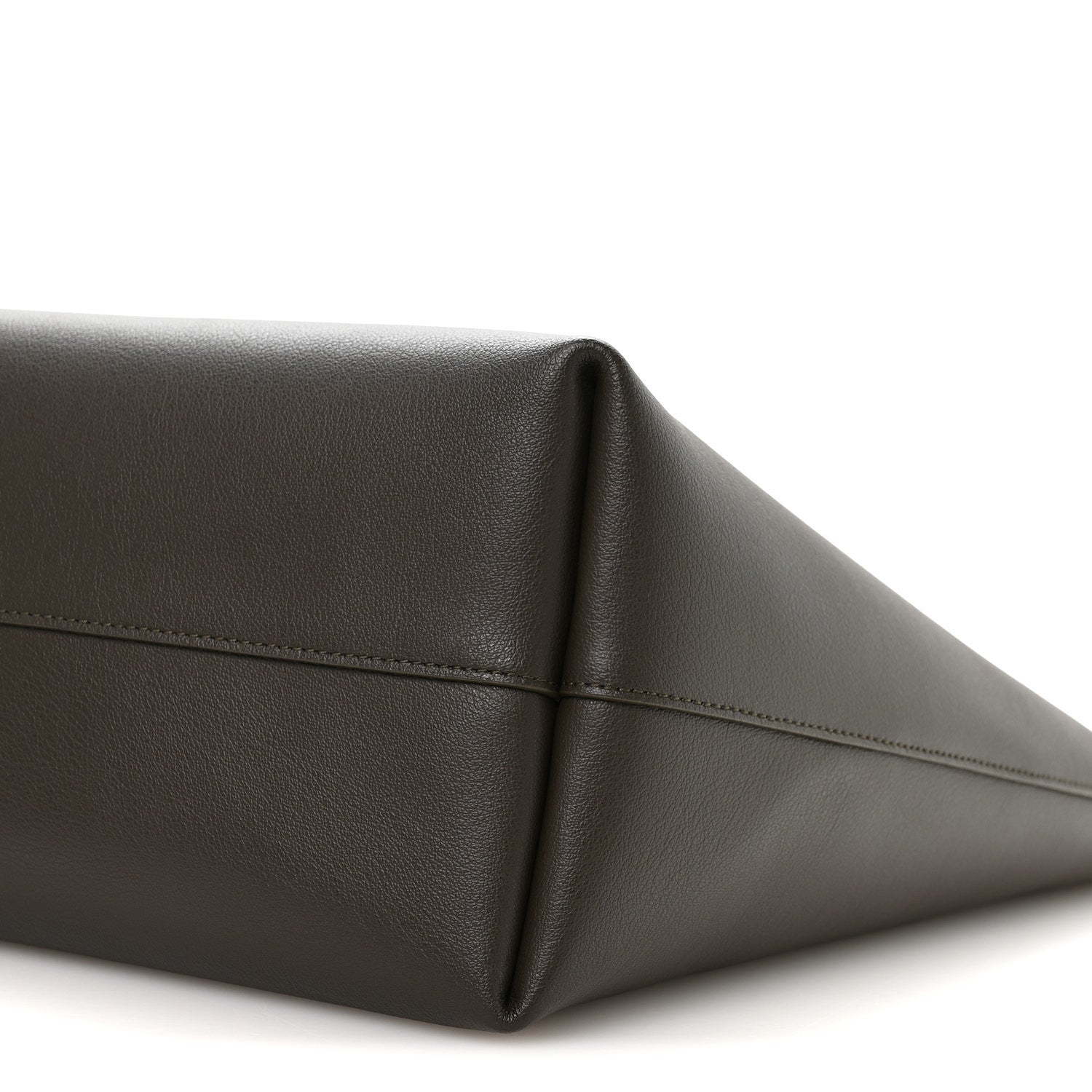 Saint Laurent Calfskin Large Shopping Tote Earth 10 of 10