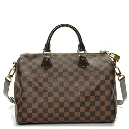 Louis Vuitton Damier Ebene Speedy Bandouliere 30 1 of 6