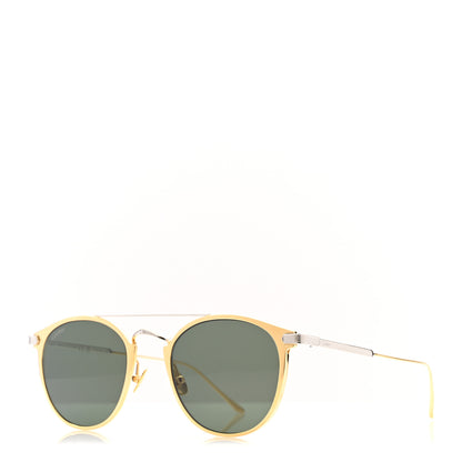 Cartier Metal Signature De Cartier Sunglasses CT0015S  Gold Siver 1 of 8