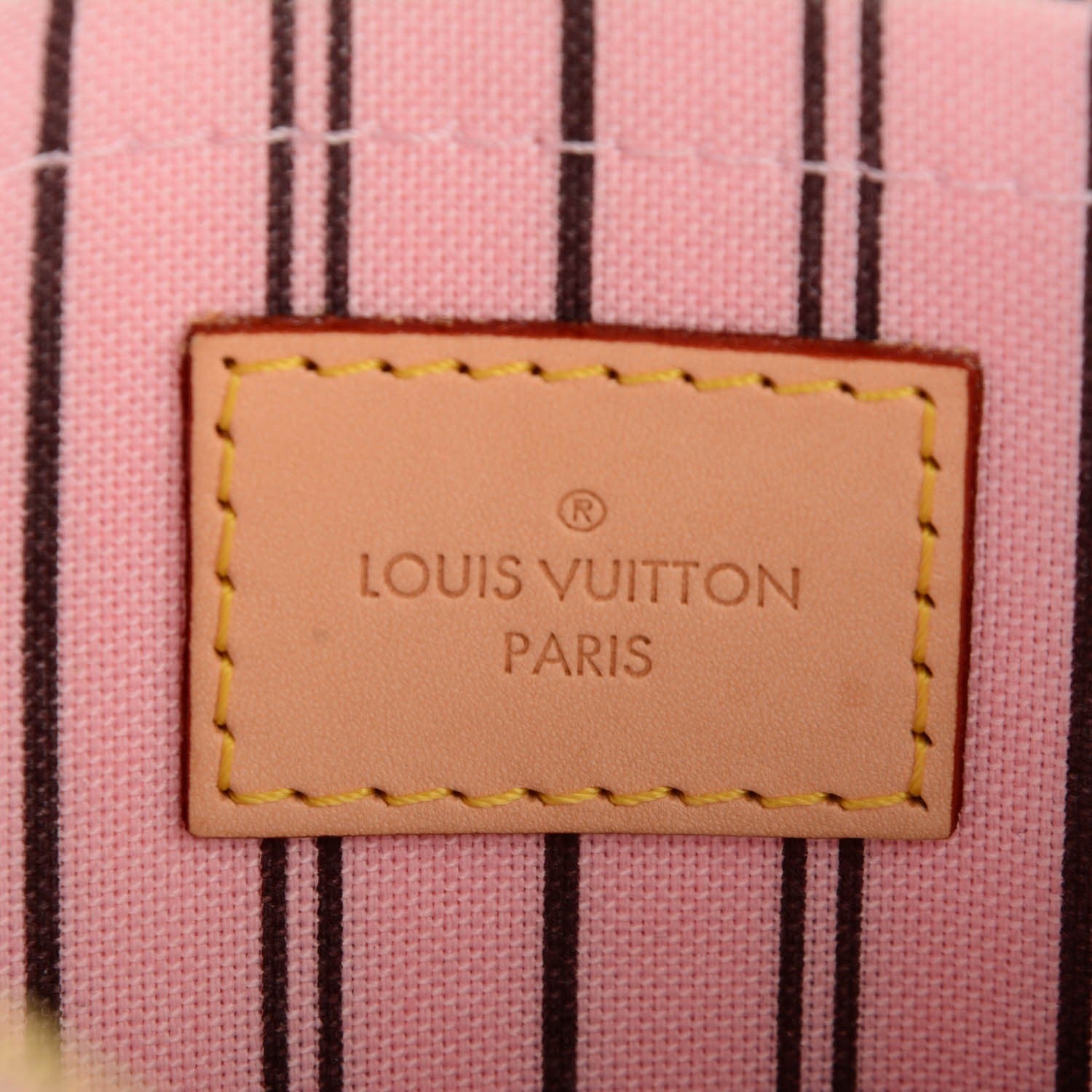 Louis Vuitton Monogram Neverfull MM GM Pochette Rose Ballerine 6 of 8
