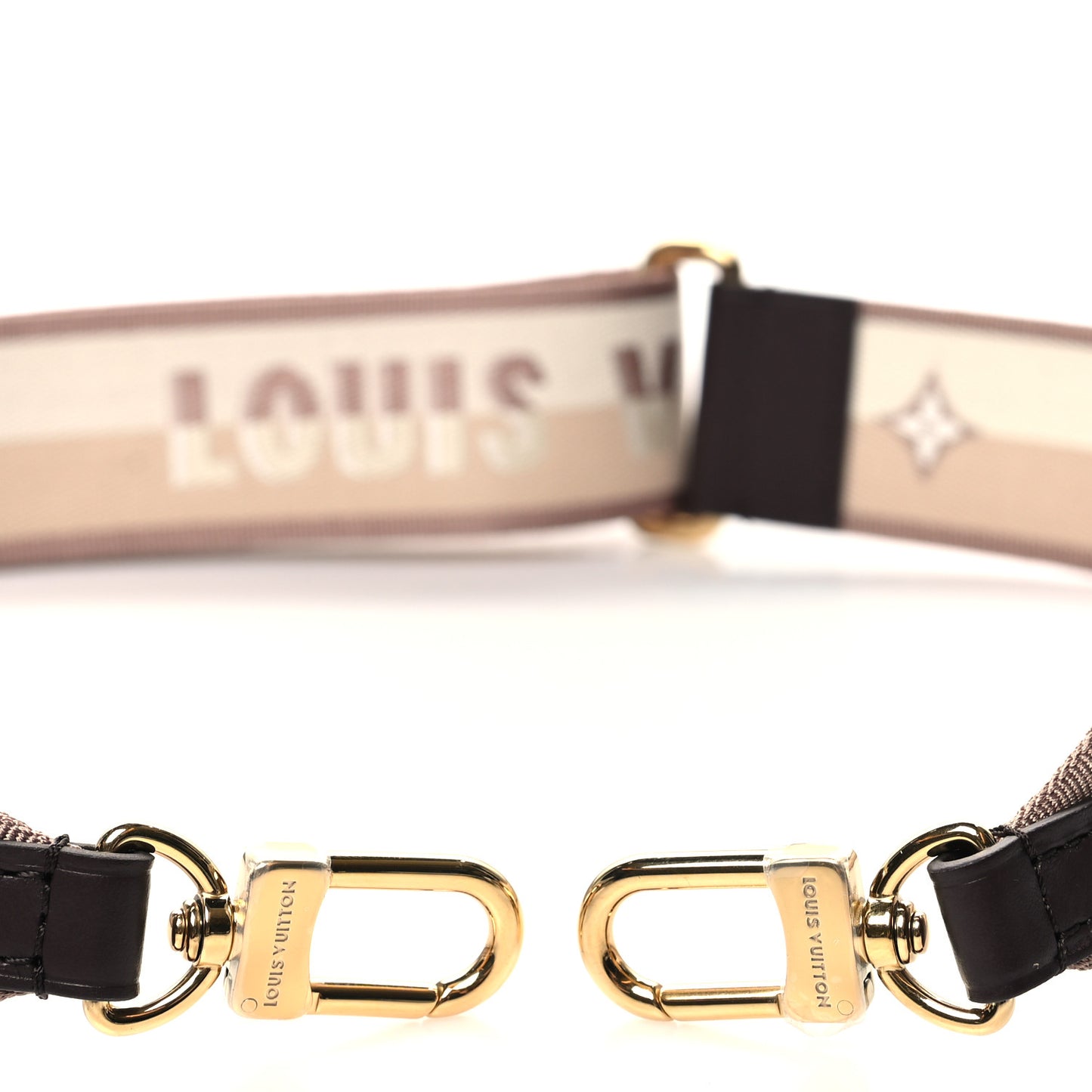 Jacquard Speedy Bandouliere 20 Shoulder Strap Beige Brown