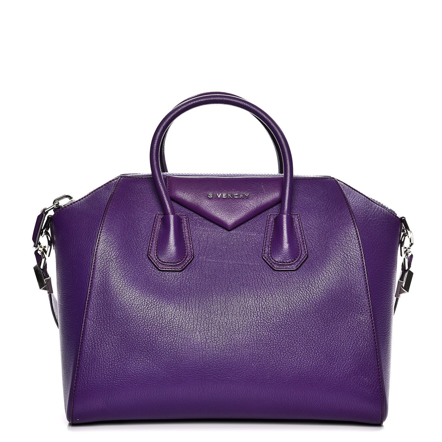 Givenchy Sugar Goatskin Medium Antigona Purple 1 of 18