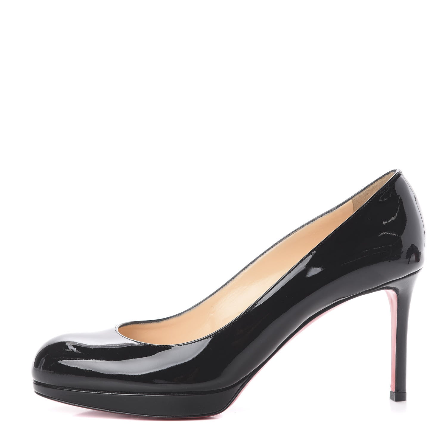 Christian Louboutin Patent New Simple 85 Pumps 38.5 Black 1 of 7