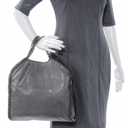 Stella McCartney Faux Leather Shaggy Deer Falabella Gray 2 of 6