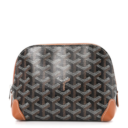 Goyard Goyardine Vendome Toiletry Pouch Black Gold 1 of 9