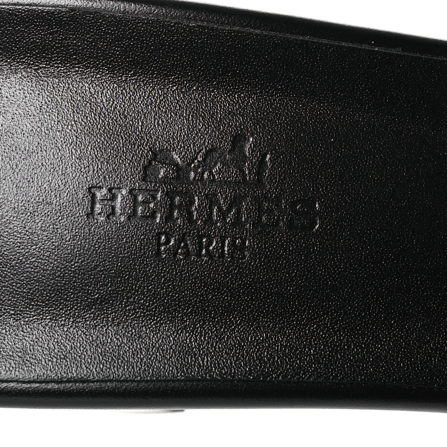 Hermes Calfskin Gigi 50 Sandals 40 White Black 9 of 14