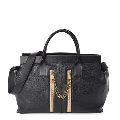 Chloe Grained Calfskin Medium Cate Satchel Black 1 of 17