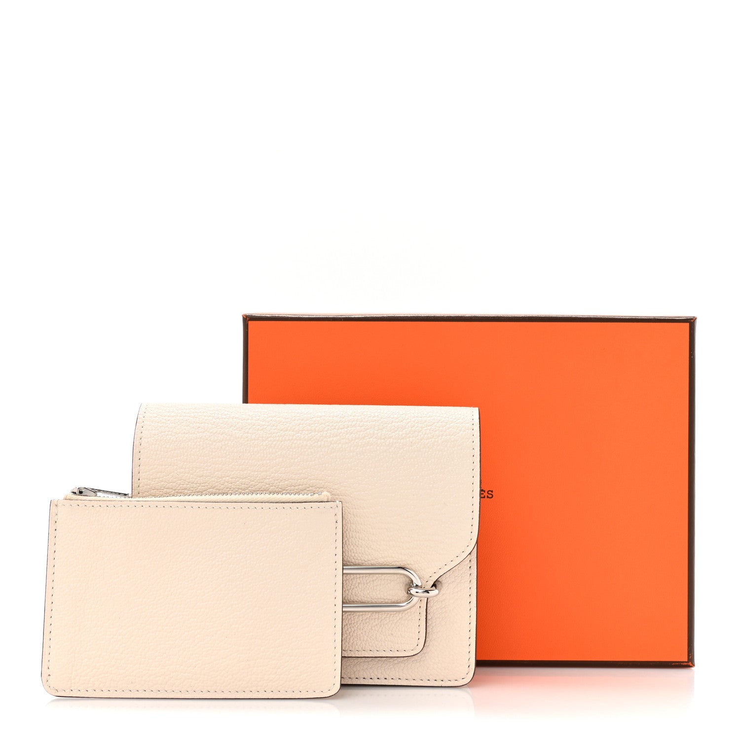 Hermes Chevre Mysore Roulis Slim Wallet Nata 9 of 9