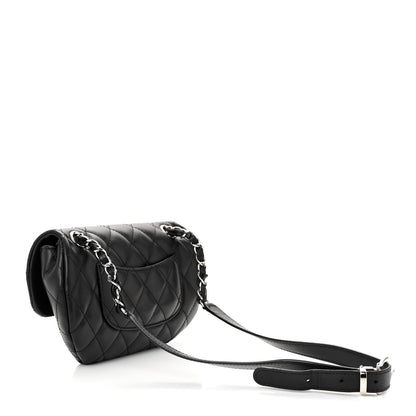 Chanel Calfskin Quilted CC Uniform Flap Belt Bag Black 3 of 12