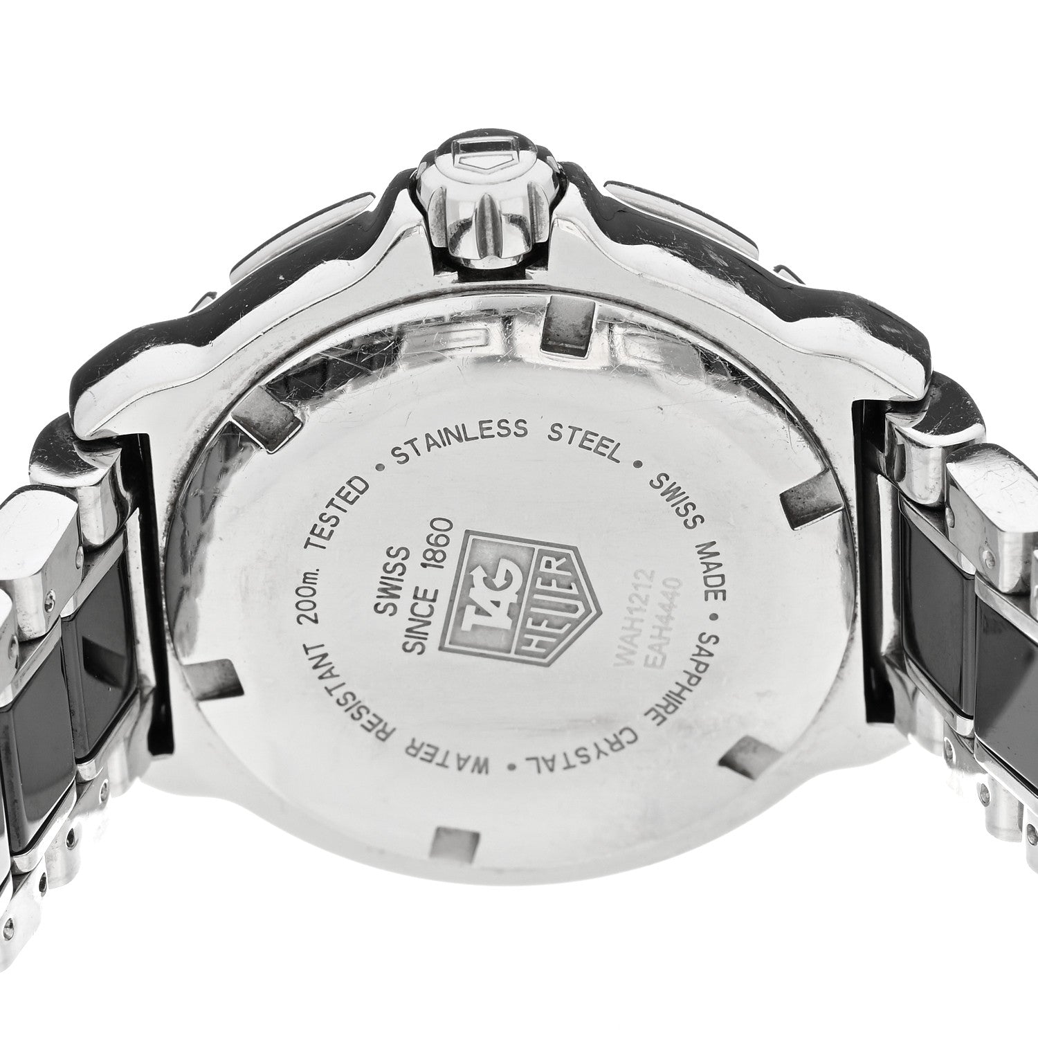 Tag Heuer Stainless Steel Ceramic Diamond Bezel 34mm Formula 1 Lady Quartz Watch Black WAH1212 4 of 6