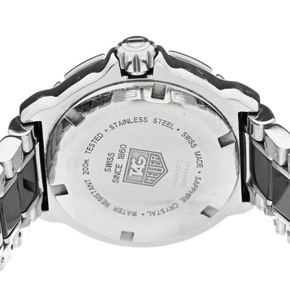 Tag Heuer Stainless Steel Ceramic Diamond Bezel 34mm Formula 1 Lady Quartz Watch Black WAH1212 4 of 6